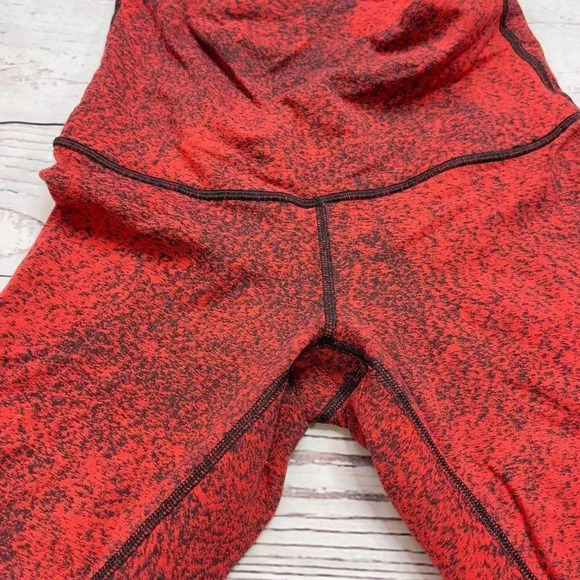 Lululemon Red Black soulcycle crop leggings - Picture 8 of 8